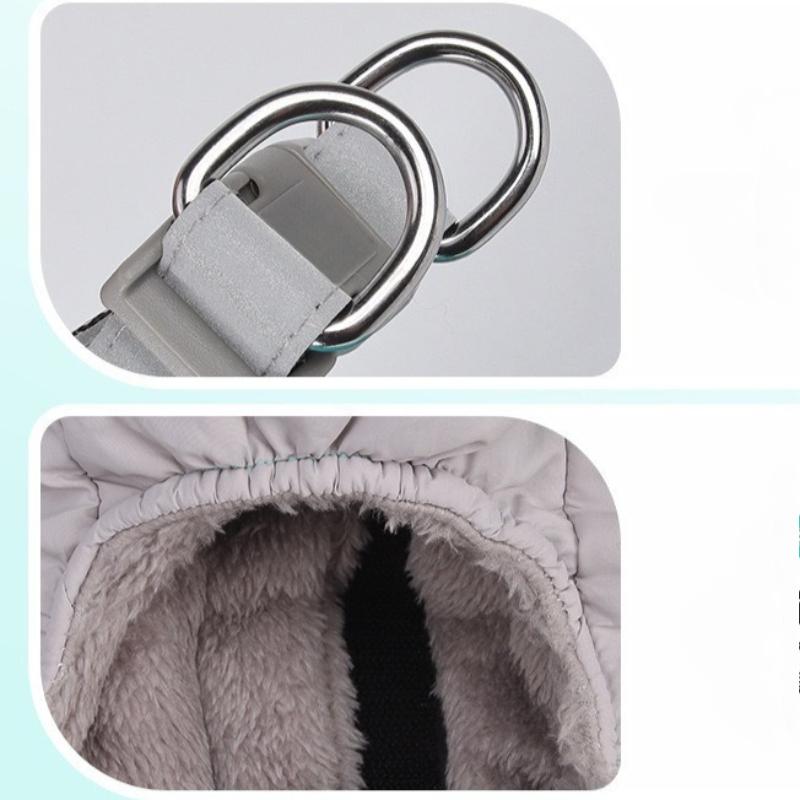 Autumn and Winter Plush Dog Warm Clothes Waterproof and Capable of Pulling Four Legged Clothes Thicken Pet Outdoor Clothing
