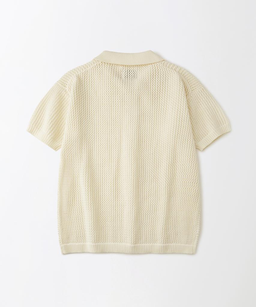 OUTSTANDING Hs Crochet Knit Cardigan_Ivory