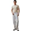 Calvin Klein Einfarbiges Rundhals-Slim-Fit-Kurzarm-T-Shirt Herren Oberteile Hell-Khaki J324127-ACI