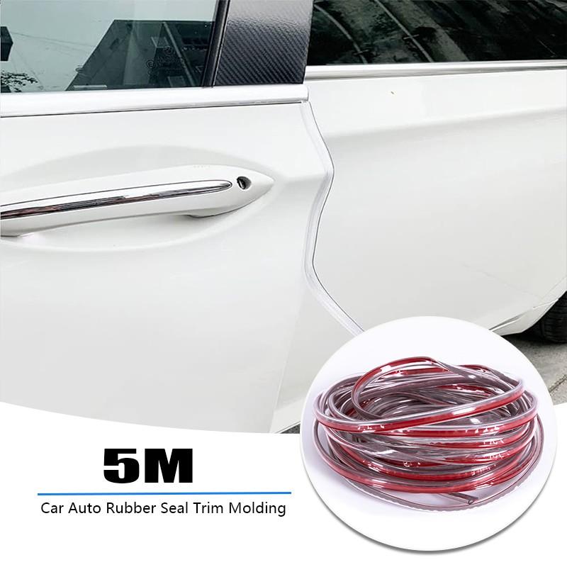 5M/16ft U Shape Rubber Seal Car Door Edge Guard Molding Trim Protectors Strip