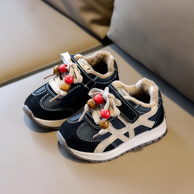 Kinder-Sportschuhe für Jungen und Mädchen, Lauflernschuhe für Babys, Baumwollschuhe mit weicher Sohle