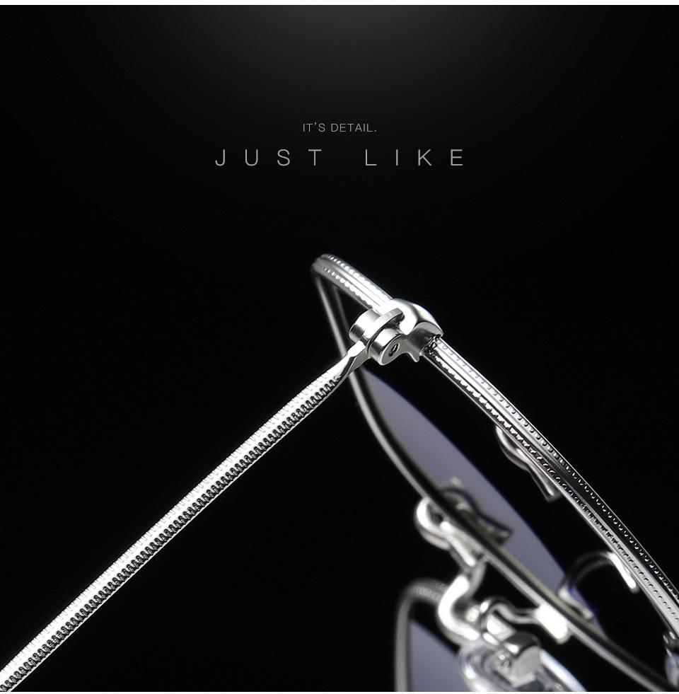 Men's Polygon Polarized Sunglasses - Colorful Metal Frame, Anti-UV, Anti-Blue Light, Flat Lens 3548