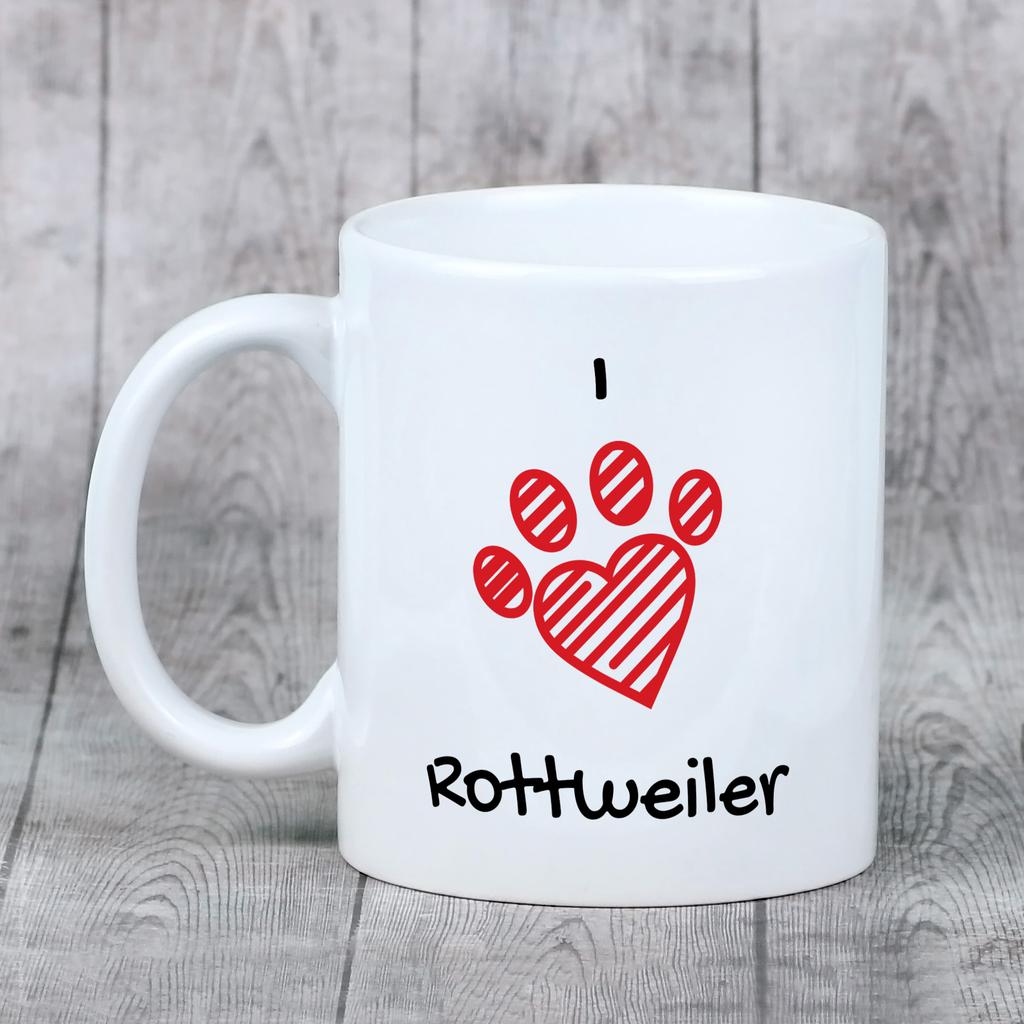 Rottweiler, Rott, Rottie - cup with a dog, cute cup with graphics, a gift with your photo from the Art-Dog brand