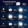 106 LED Solar Motion Light Outdoor Separate Panel Solar Flood Lights 4 Working Modes for Garden Garage Waterproof Wall Lights