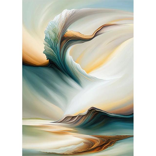 Abstract Art Landscape Colorful Flowers Prints Poster Canvas Painting Modern Wall Art Picture For Living Room Bedroom Home Decor