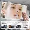 Car Mirror For Sun Visor Large Screen Portable Makeup Mirror Hd Vanity Mirror For Truck Suv Interior Rear View Mirror