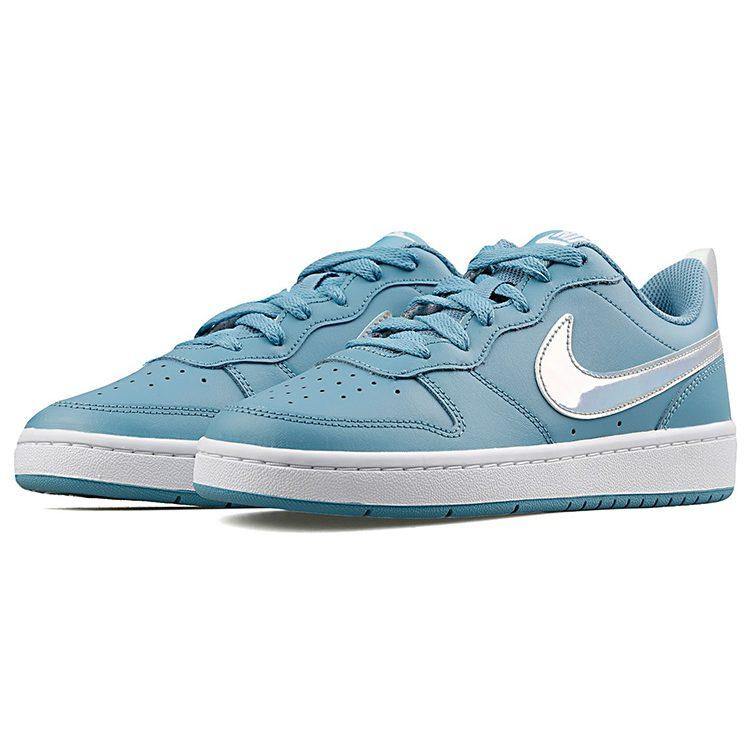Nike Court Borough Low 2 FP 'Blue White' GS CJ2239-400