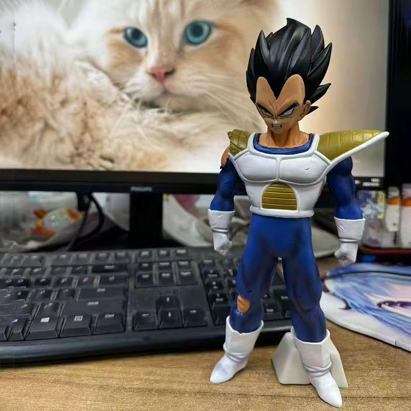 23cm/9.06inch Animation Dragon Sphere Z Vegeta Figure Super Saiyan Vegeta Action Figures Polyvinyl Chloride Statue Collector Miniature Playthings