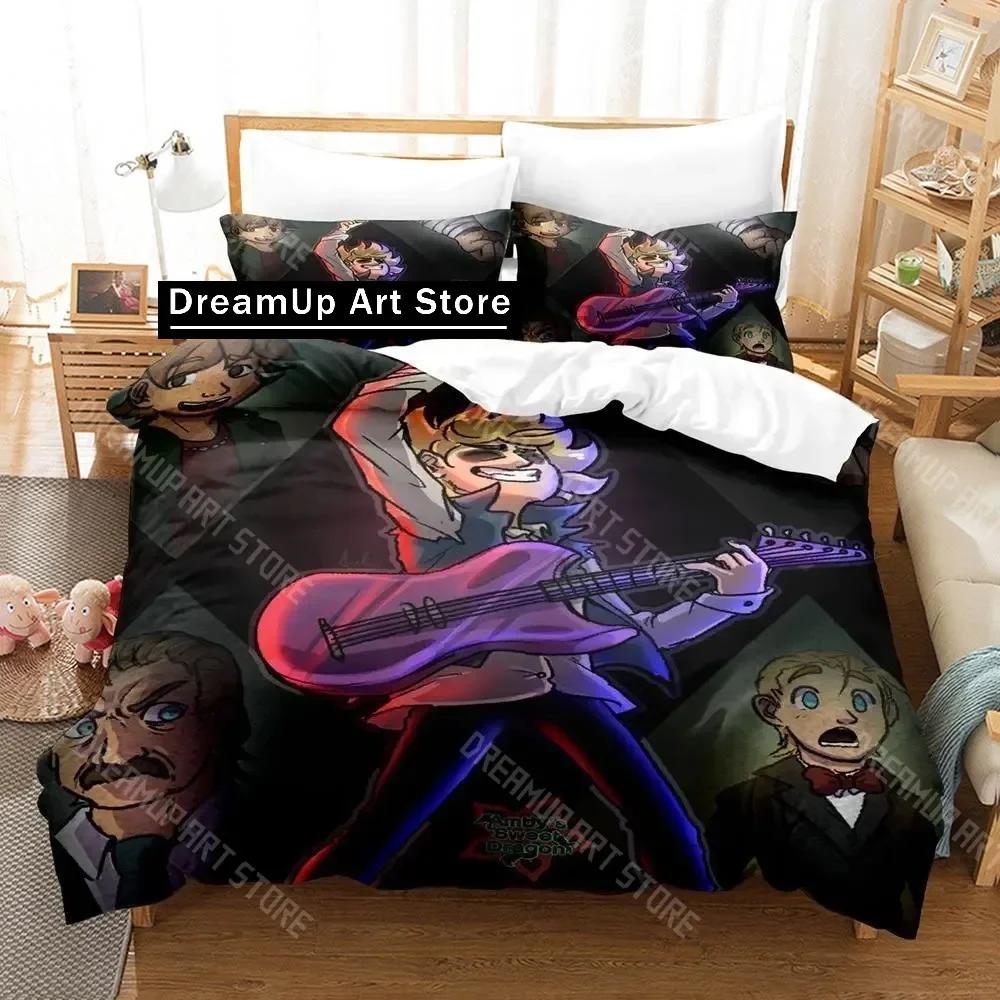 3D Print Metal Family Anime Game Fashion Bedding Set Single Twin Full Queen King Size Bed Set Adult Kid Bedroom Duvetcover Sets