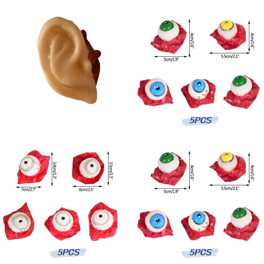 New Halloween Prank Terror Atmosphere Dress Up Scary Organ Set Props In Stock