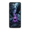 Black Raven Phone Case For Oppo A17 A31 A54 A57 A78 A79 A98 Find X5 X6 Reno 6 7 8 10 11 12 13 F Pro 5G Soft TPU Cover Fundas Bag
