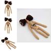 Adorable Brown Siren Head Soft Stuffed Doll Ideal For Kids And Plush Lovers