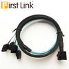 Mini SAS To 4 SATA Data Cable 8643 To 4x 7P HD, 0.75m