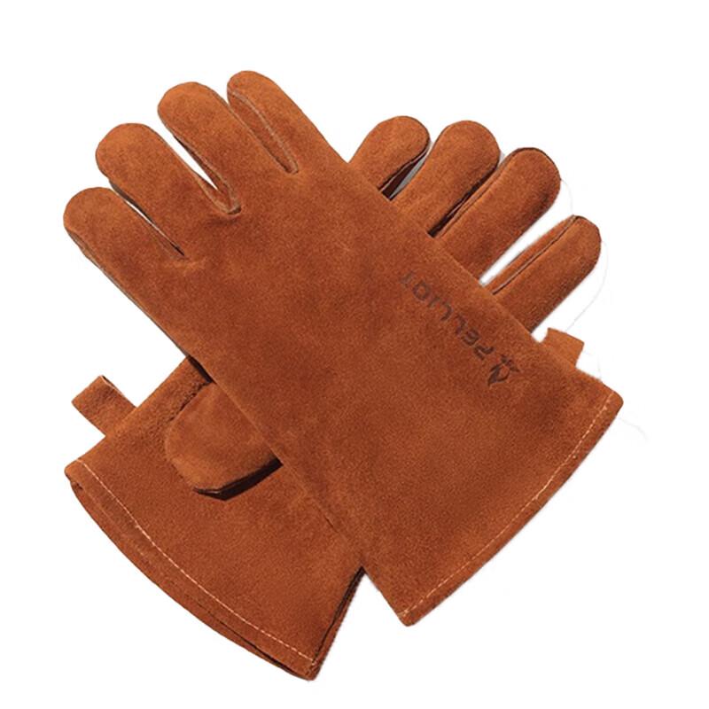 Pelliot Flame Retardant Cowhide Camping Gloves