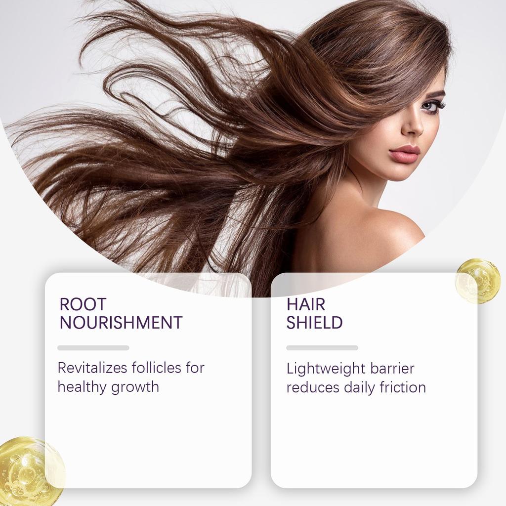 Gentle Nourishing Anti-Breaking Hair Camellia Seed Oil  Extract Oil Control Solid Root Smoothing Hair And Scalp Care(60ml