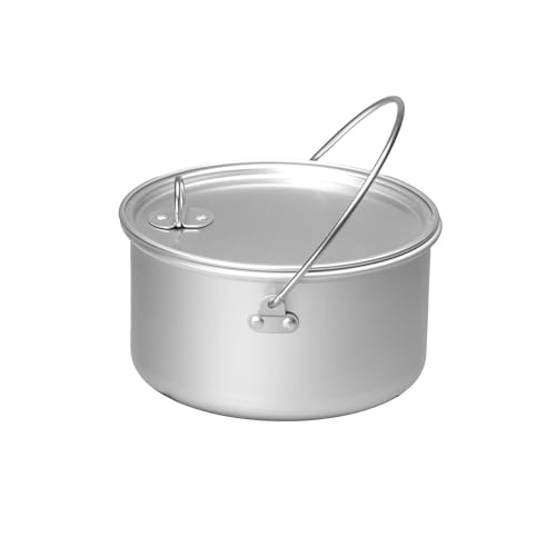 EVERNEW Backcountry Almi Pot, Silver, 122 x 67mm