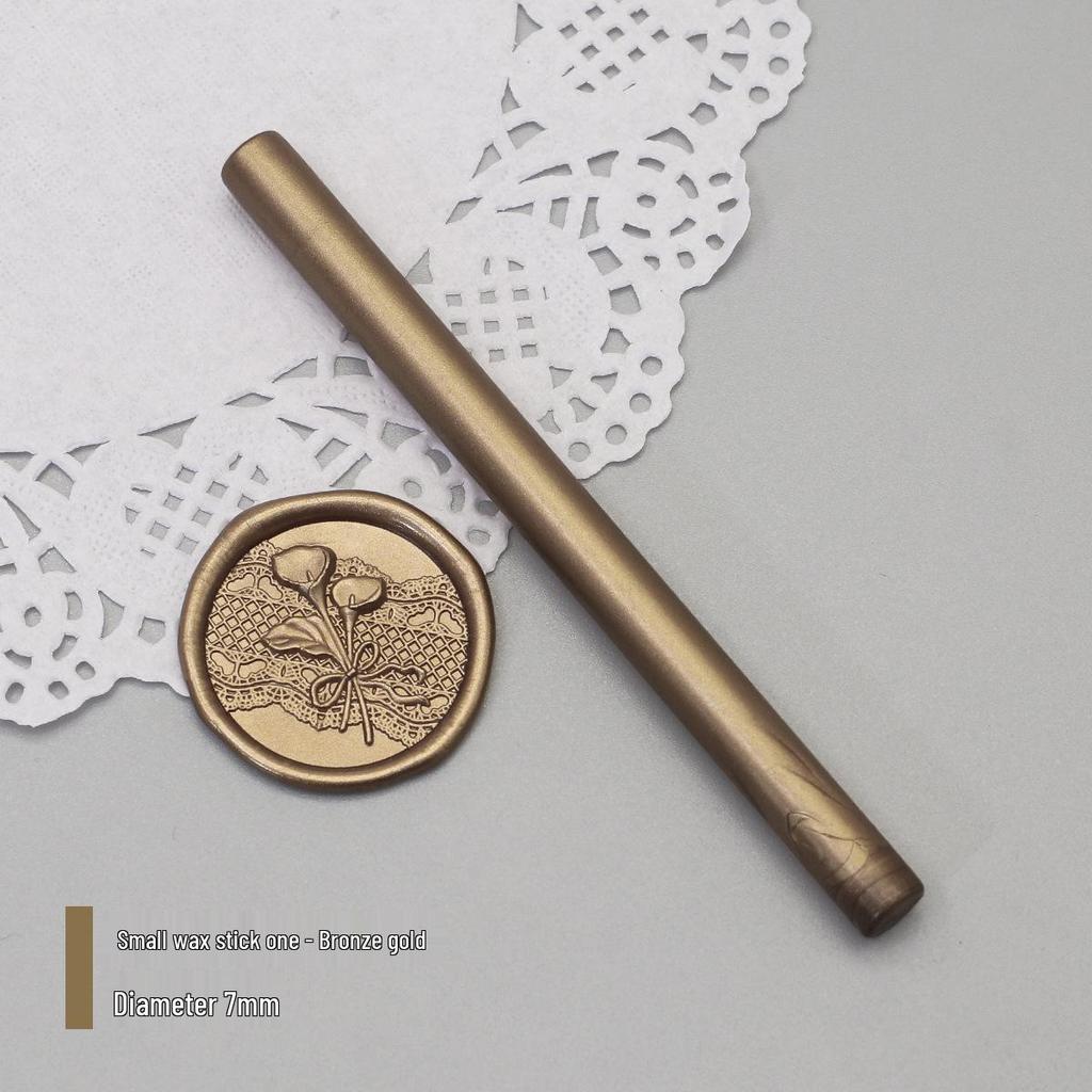 Bețișoare de Ceară de Sigiliu Mat Perlat, 125 Culori, 10x0.7cm, Compatibile cu Pistoale de Ceară, Culori Mixabile