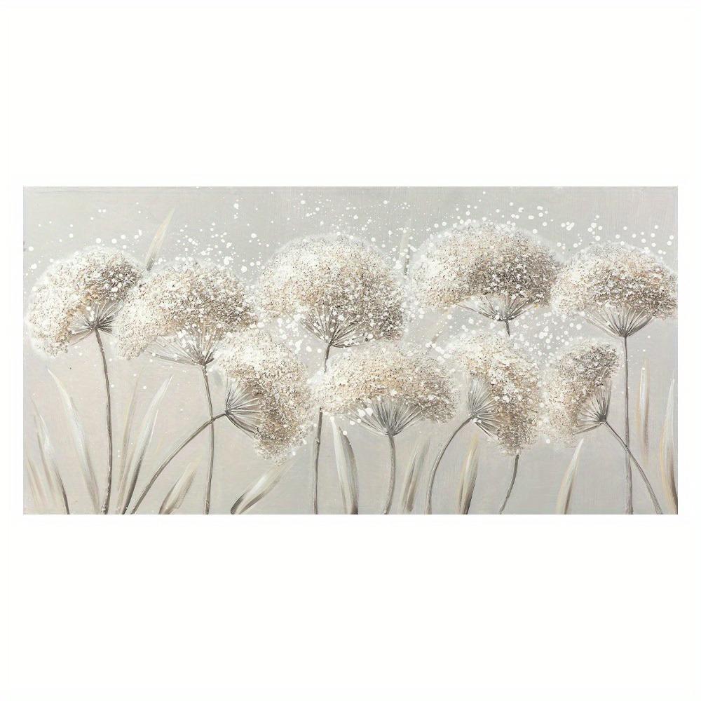 

Впечатление от цветов Одуванчики Акварель Современный стиль Украшение дома Подвесная картина Картина маслом 50x100cm