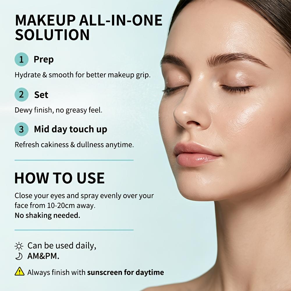 PDRN Collagen Glow Facial Serum Spray Deep Moisturizing Lasting Hydrating Quickly Absorbs Facial Mist Firming Korean Skincare