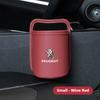 Car Door Storage Box Seat Hanging Trash Can Trash Can Suitable for Peugeot 205 206 207 208 301 307 308 406 407 408 508 2008 3008