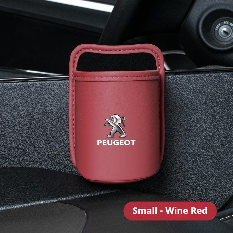 Car Door Storage Box Seat Hanging Trash Can Trash Can Suitable for Peugeot 205 206 207 208 301 307 308 406 407 408 508 2008 3008