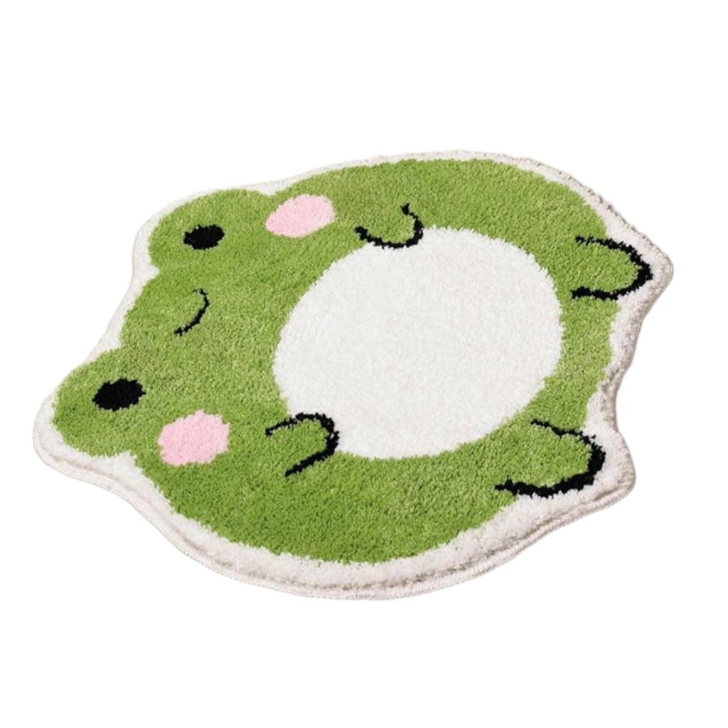 Badematte Duschvorleger Cartoon Froschförmige Badematte mit Starker Wasseraufnahme und Schnelltrocknend für Kindersicherheit