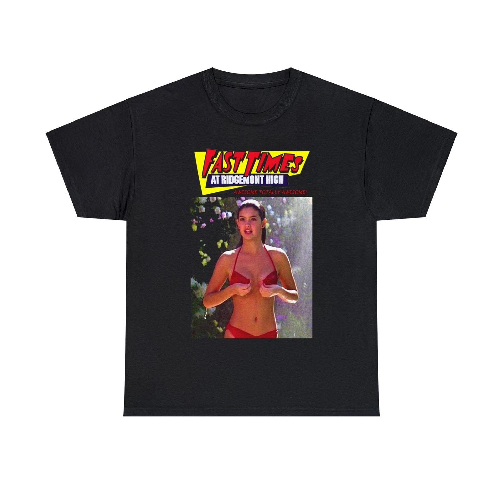 

Fast Times At Ridgemont High Pheobe Cates Linda swim Men s Short Sleeve 100% Cotton T-shirt Mens Womens Tees Top L