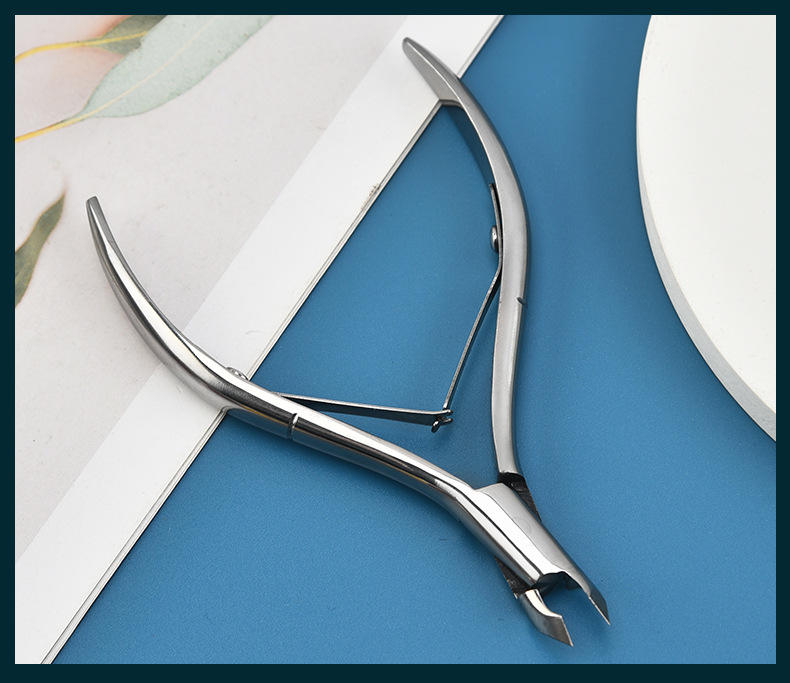 Round Cuticle Nipper Nail Manicure Scissors Cuticle Clippers Trimmer Dead Skin Remover Pedicure Stainless Steel Cutters Plier