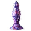 Novo Dildo Realista de Silicone Líquido/Brinquedo BDSM – Design "Maça" com Grandes Pontos Elevados (Tamanho S)