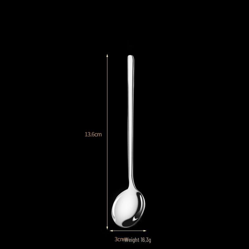 Elegant Stainless Steel Round Coffee Spoon