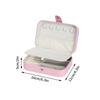 Portable Jewelry Box Jewelry Organizer Display Travel Jewelry Case Boxes Button Leather Storage Zipper Jewelers Joyero
