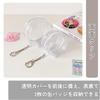 Can Badge Keychain Storage Case Cover for 68mm Ita Transparent of [JP Number] Badges, Bag, Double-Sided Storage, (Set 3)