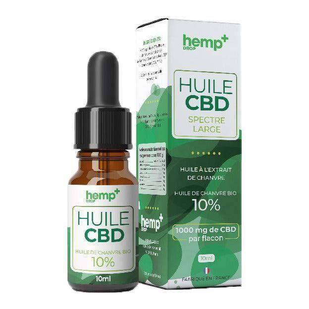 Olio di CBD ad ampio spettro  CHANVRE  Hemp+, senza THC, 4000 mg / 40% (10 ml)