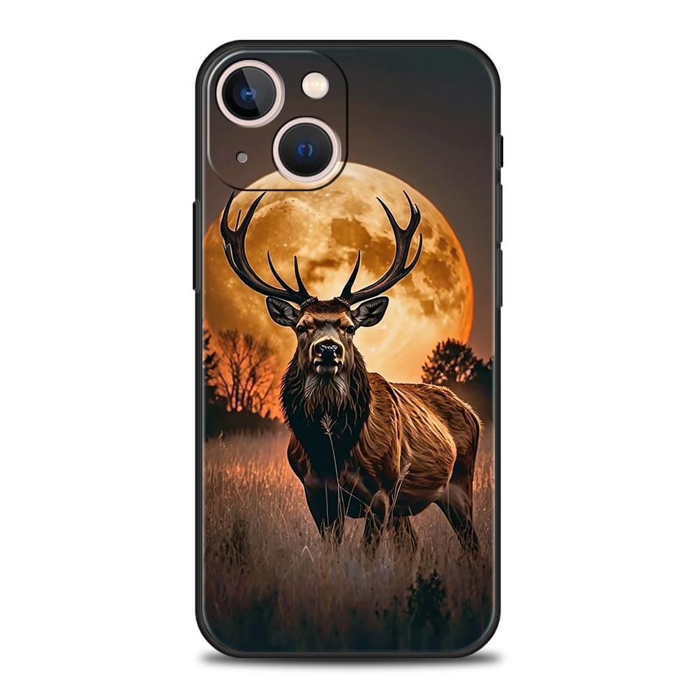 

Deer Lichee Pattern Phone Case Cover for iPhone 17 16 15 14 13 12 11 Pro Max 17 Air Plus Shockproof Soft TPU Shell Fundas Capas iPhone 12Pro Max