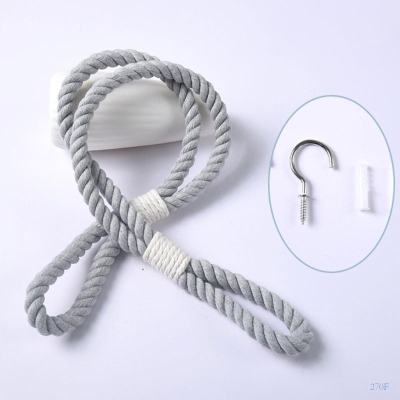 270F Natural Curtain  Rope Curtain Tiebacks For Enhancing Home And Offices Space