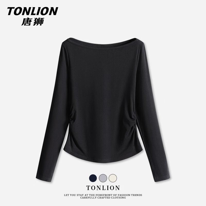 

Женская футболка TonLion с длинным рукавом и открытыми плечами S
