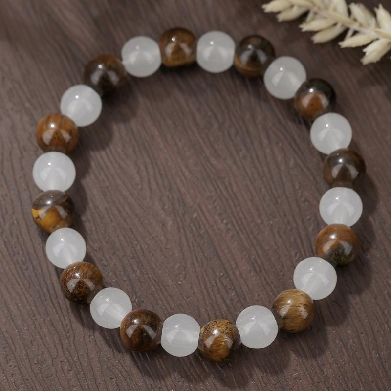Bransoletka z kamienia naturalnego cytryn Unisex Ręcznie robiona biżuteria Biżuteria na bogactwo i sukces Bransoletki