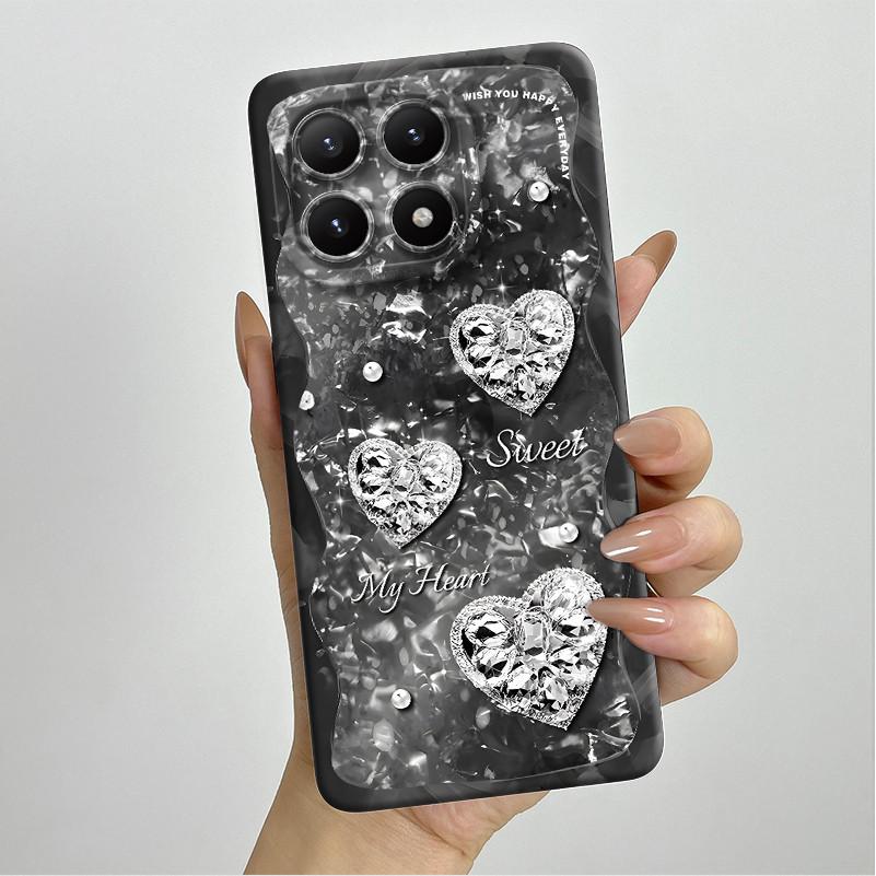 New For Xiaomi 15T Pro 15TPro Xiaomi15TPro Phone Case Aesthetic Pretty Butterfly Flowers Soft Silicone Shockproof Back Cover