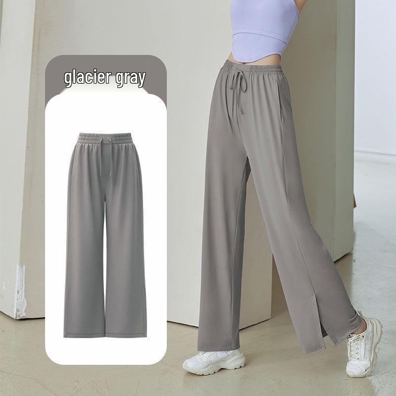 

Женские летние дышащие брюки с широкими штанинами, защищающие от УФ-лучей и стройнящие Small