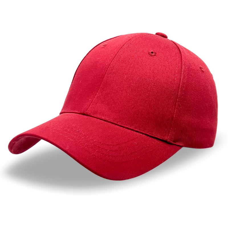 Pure Cotton Hard Top Baseball Cap Solid Color Light Plate Baseball Cap Women Outdoor Face Showing Small Sun Hat Men