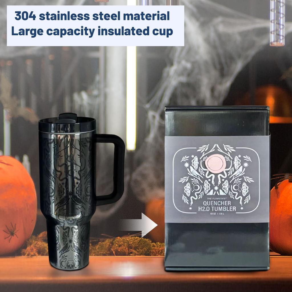 40oz Standard Packaging Portable 304 Stainless Steel Large Capacity Mug High-value Car Mug