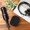 GONKISS Microphone Sponge Cover, Large, Microphone Windscreen for Condenser Microphones Such As the AT2035, Black