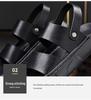 Men's Summer 2025 Dual-Use Non-Slip Driving Sandals: Casual Thick-Soled Beach Shoes