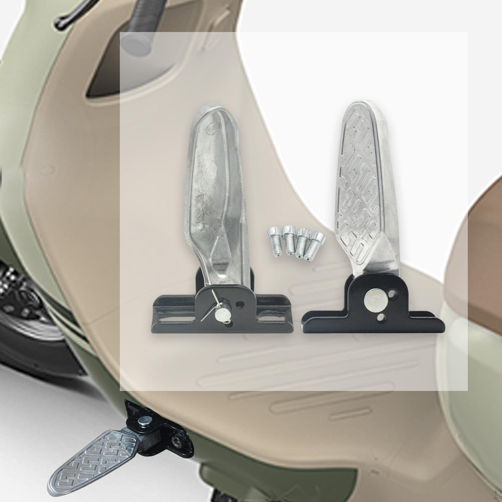 

2 задние педали, складные подножки, нескользящие мотоциклетные подножки. no anti slip pad