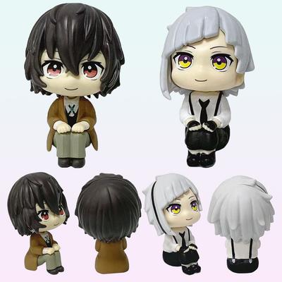 MegaHouse LooK Up Bungou Stray Dogs Dazai Osamu Nakajima Atsushi Aksiyon Figürü Oyuncakları PVC Model Koleksiyonu Sevimli Q Bebek
