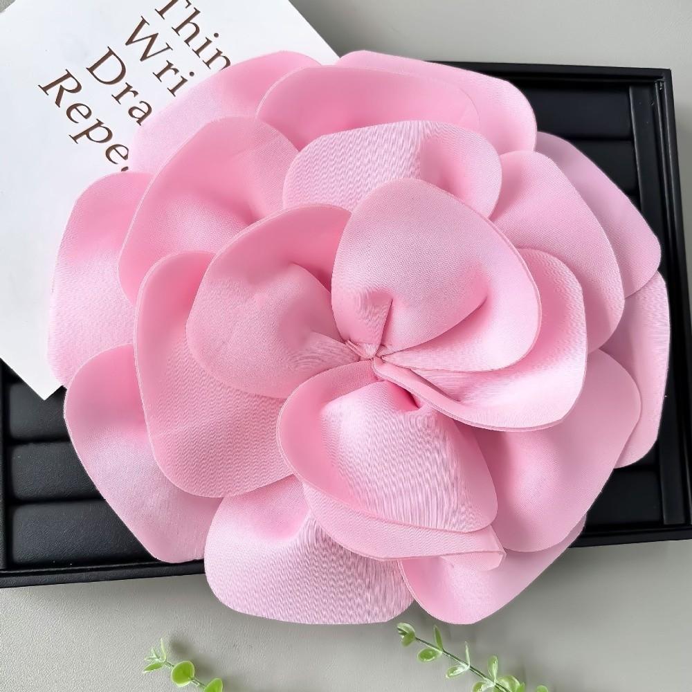 Fashion Large Size Elegant Corsage Removable Multi-layered 3D Chest Flower Solid Color DIY Dress Decorations Hair Accessories
