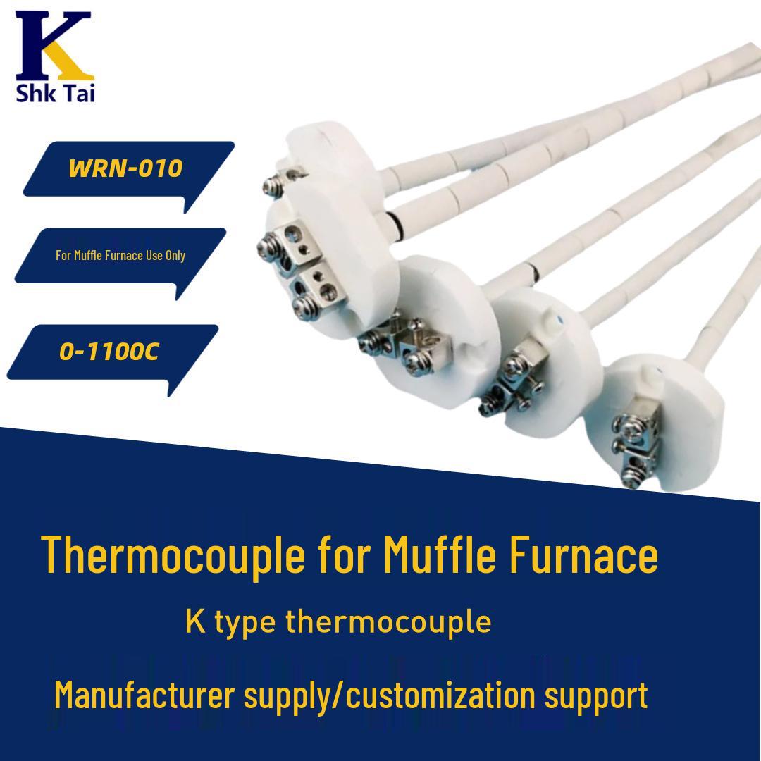 

K-Type Ceramic Core Thermocouple for Muffle Furnace: 0-1300° Temperature Sensor Probe WRN-010 300mm (2.0mm Diameter)