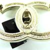 Great CHANEL Brooch COCO Mark bag gold Women B23C Used