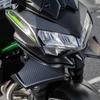 New Motorcycle Front Spoiler Fairing Winglet Aerodynamic Wing Cover Trim For Kawasaki Z650 Z 650 Z650 2021 2022 2023 2024