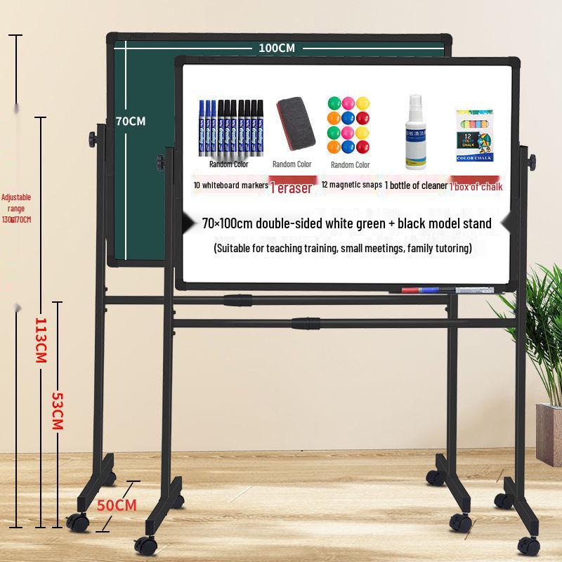 Mobile Magnetic Whiteboard Stand for Office, Meetings, Teaching, and Displays